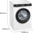 Siemens IQ500 Washing Machine 9kg 1600rpm White | WG46G2Z1GB