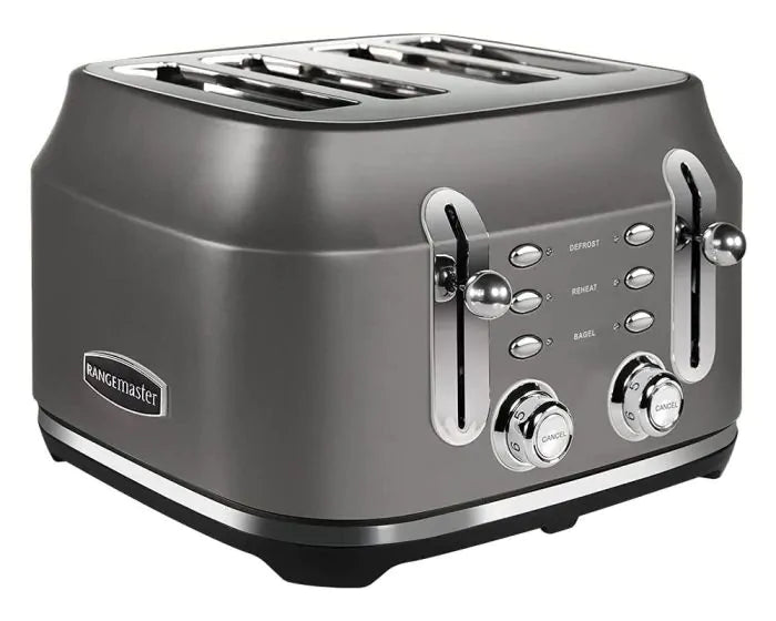 Rangemaster Classic 4 Slice Grey Toaster