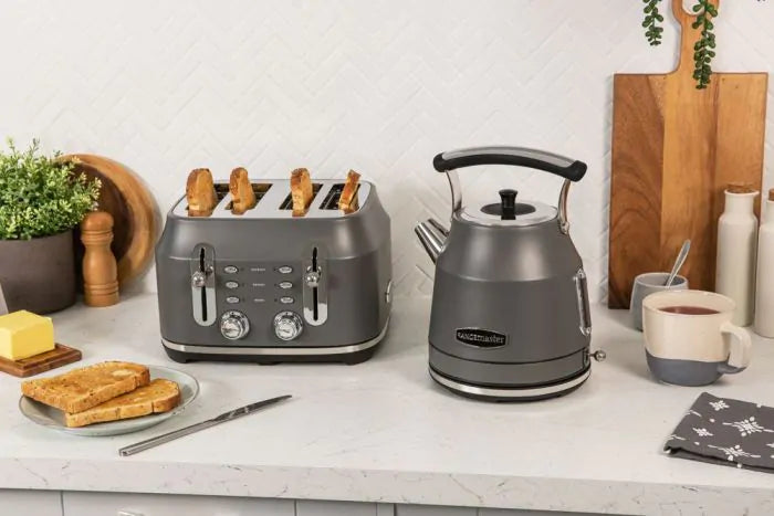 Rangemaster Classic 4 Slice Grey Toaster