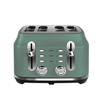 Rangemaster Classic 4 Slice Mineral Green Toaster