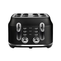 Rangemaster Classic 4 Slice Black Toaster