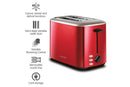 Morphy Richards Equip 2 Slice Toaster | Metallic Red
