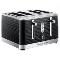 Russell Hobbs Inspire 4 Slice Toaster | Black