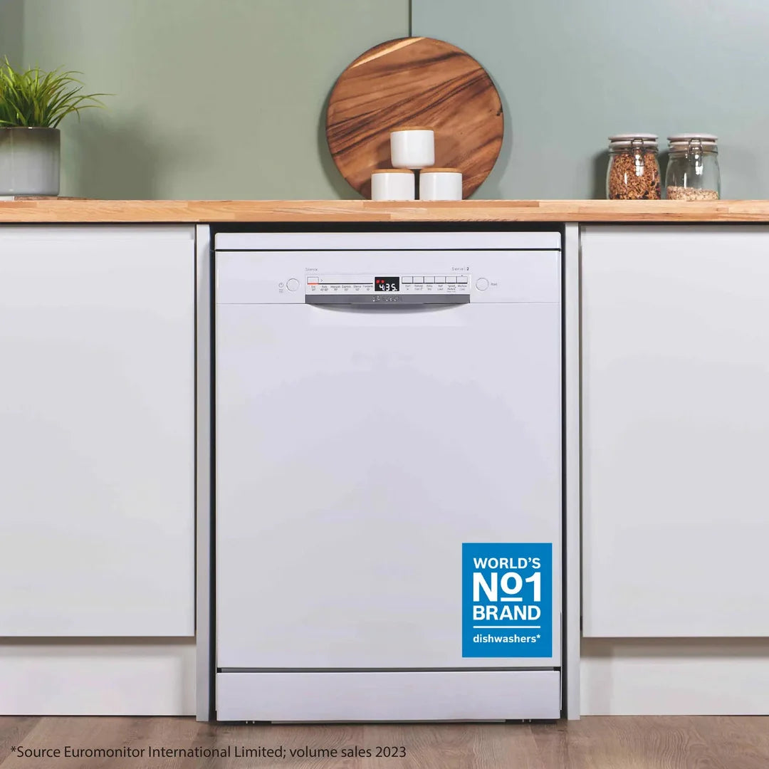Bosch Series 2 Freestanding Dishwasher 60cm | White | SMS2HVW67G