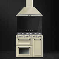 Smeg 90cm Dual Fuel Range Cooker | TR93P | Cream