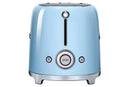 Smeg 50's Retro Style 2 Slice Toaster | Pastel Blue