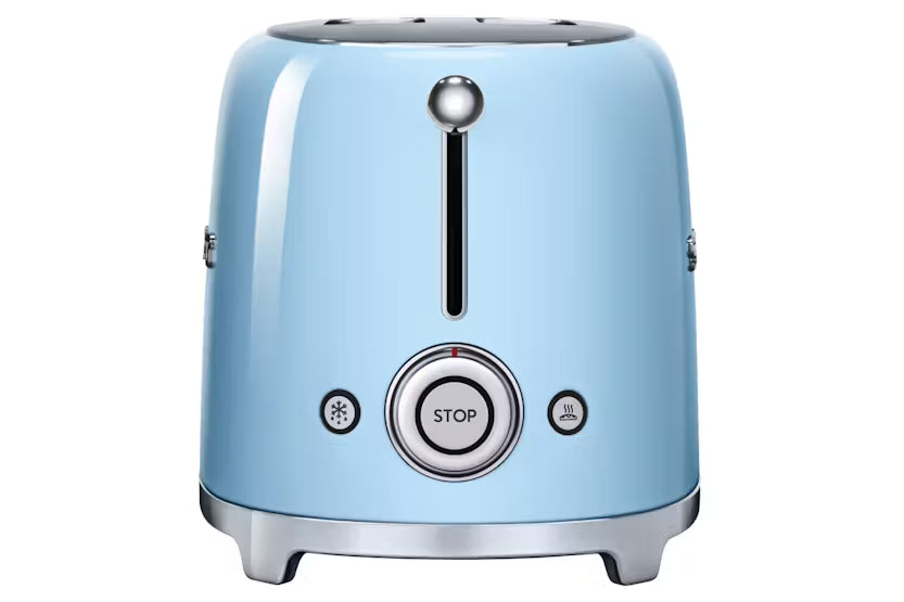 Smeg 50's Retro Style 2 Slice Toaster | Pastel Blue