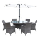 Hampton 6 Seater Set