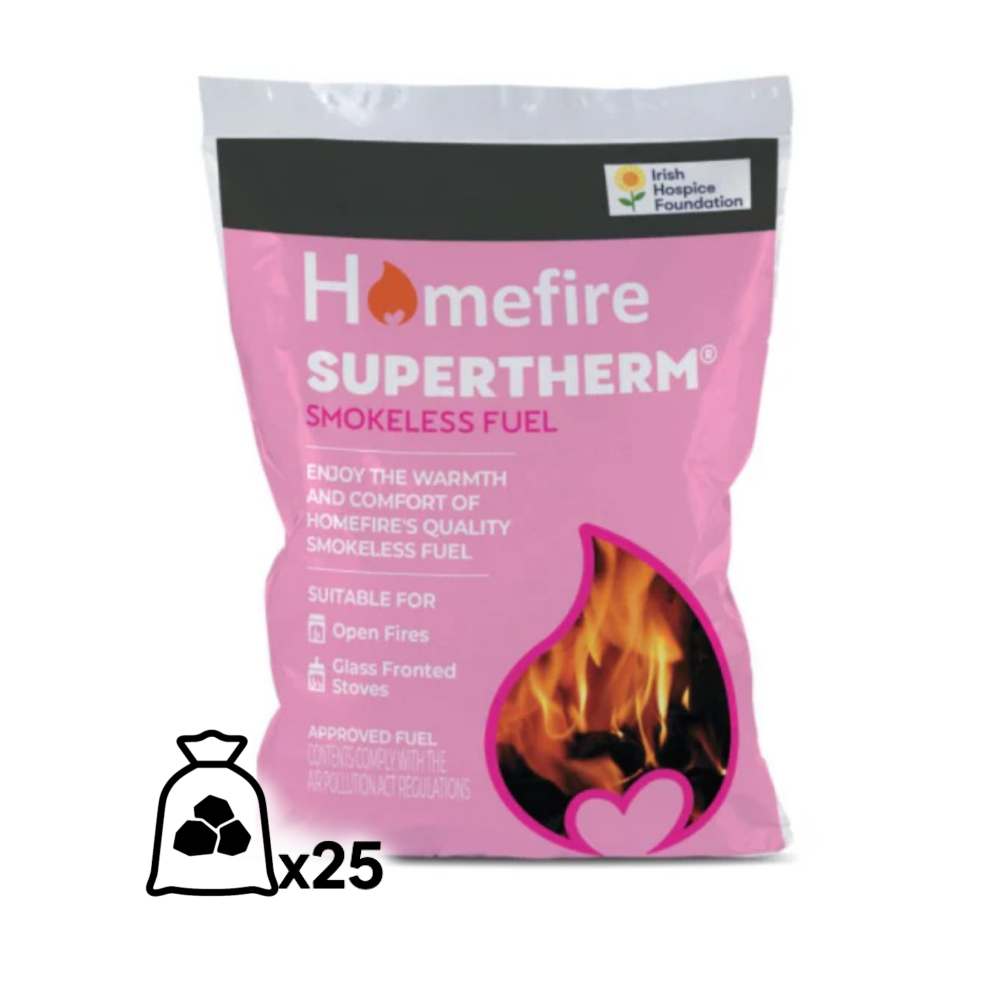 Half Pallet of CPL Supertherm Smokeless Coal 20kg