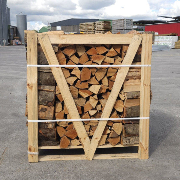 Kiln Dried Firewood Birch Crate 1M3