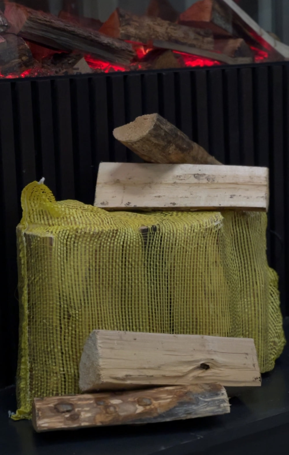 Pallet Of Birch Yellow Net Bags 40L (66 Bags)