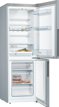 Bosch Free-Standing Fridge Freezer 176cm Silver KGV33VLEAG