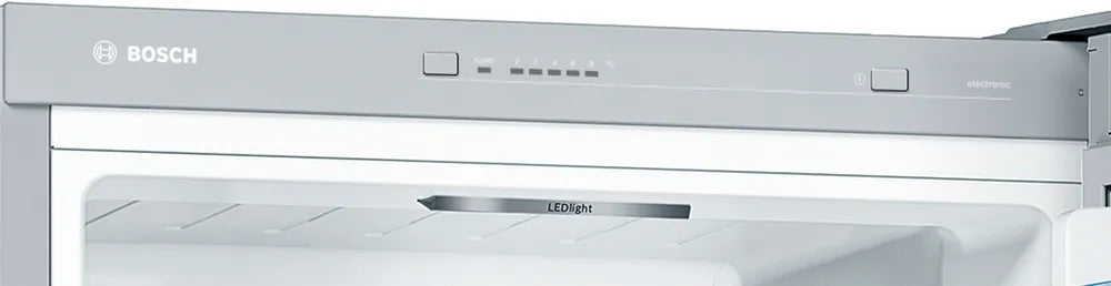 Bosch Free-Standing Fridge Freezer 176cm Silver KGV33VLEAG