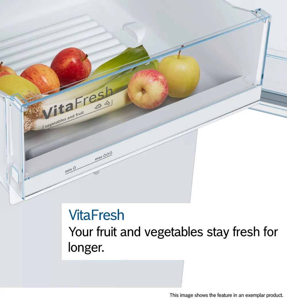 Bosch Free-Standing Fridge Freezer 176cm Silver KGV33VLEAG