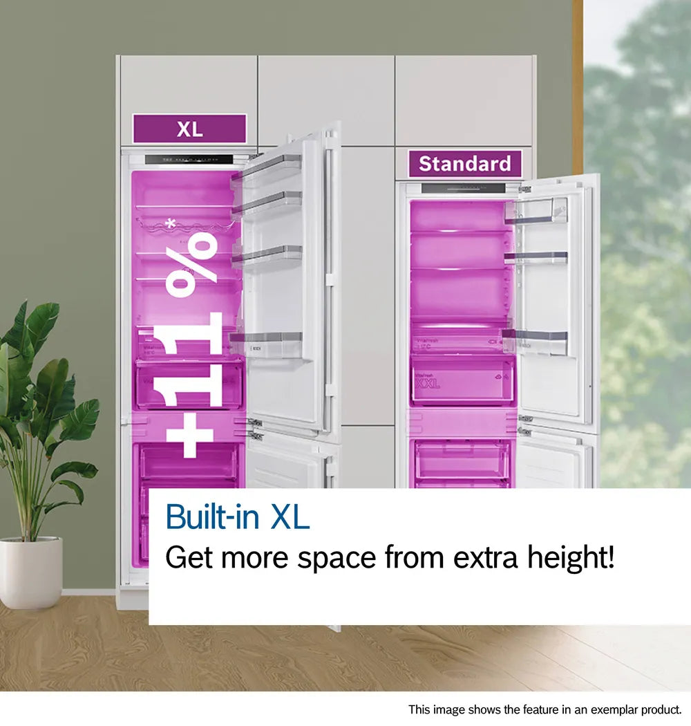 BOSCH Series 2 Integrated 60/40 Fridge Freezer - Sliding Hinge KIN96NSE0G
