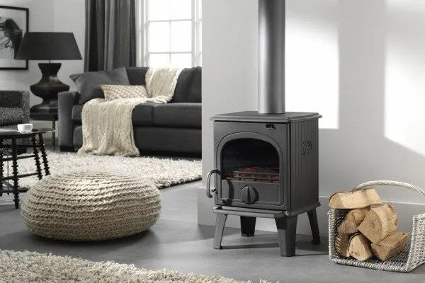 Dru 44 Multi-Fuel Stove | 4.9kW | Matt Black