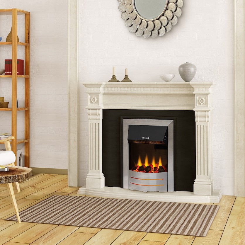 Stanley Argon Aranmore Electric Fire Chrome