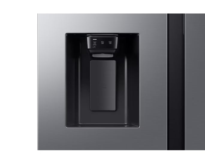 Samsung 640L Bespoke AI Series 6 Side-by-Side Fridge Freezer | Silver | RS70F64KET EU