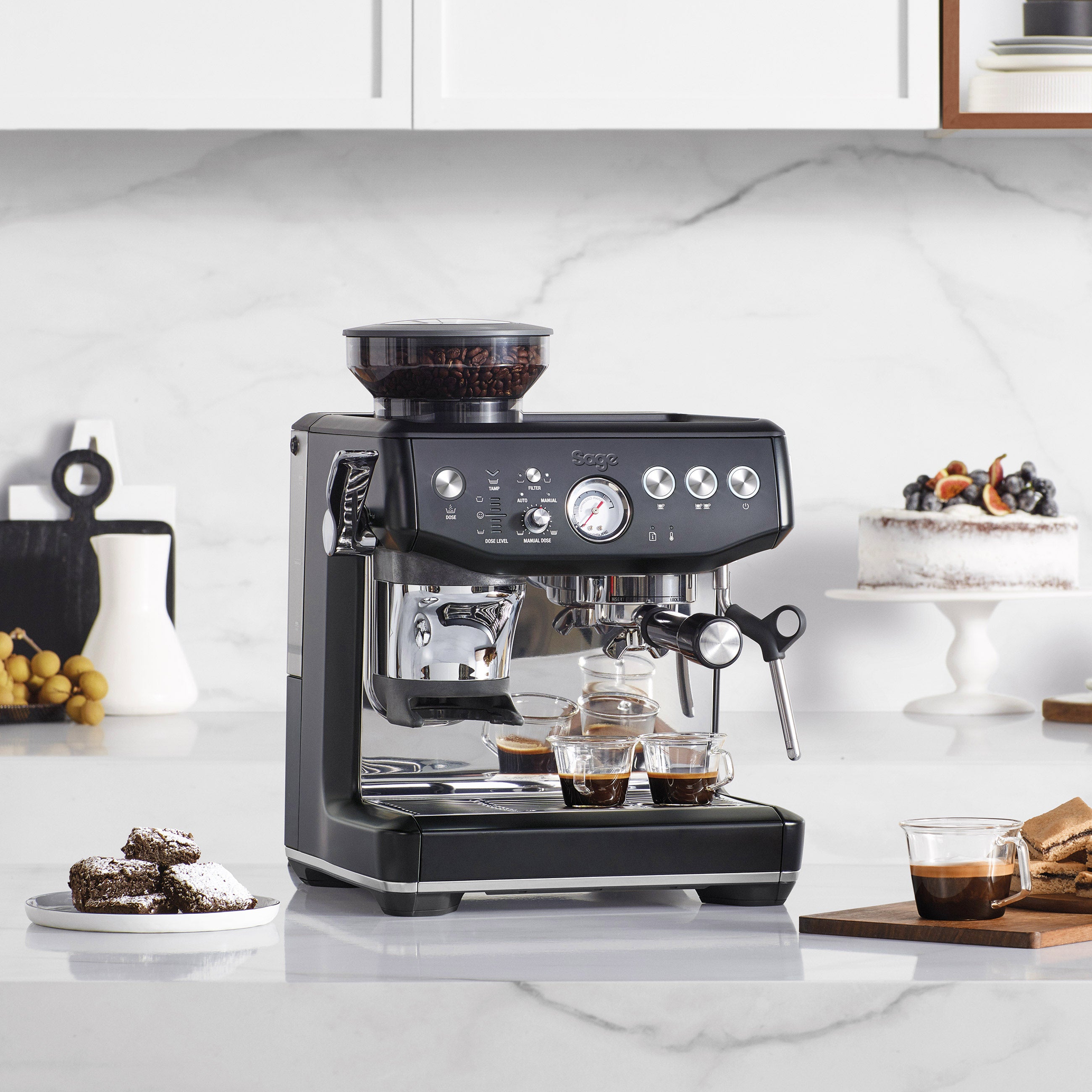 Sage The Barista Express Impress | Black Truffle | SES876BTR4GUK1