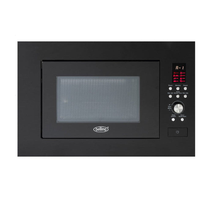 Belling 23L 900W Built-in Microwave | Black | BIM60BLK