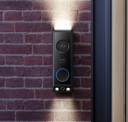 Eufy E340 Video 2K Dual Camera Colour Night Vision Doorbell | Black