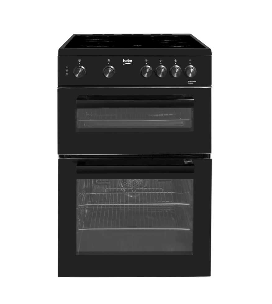 Beko Electric Cooker Black 600mm | KTC611K