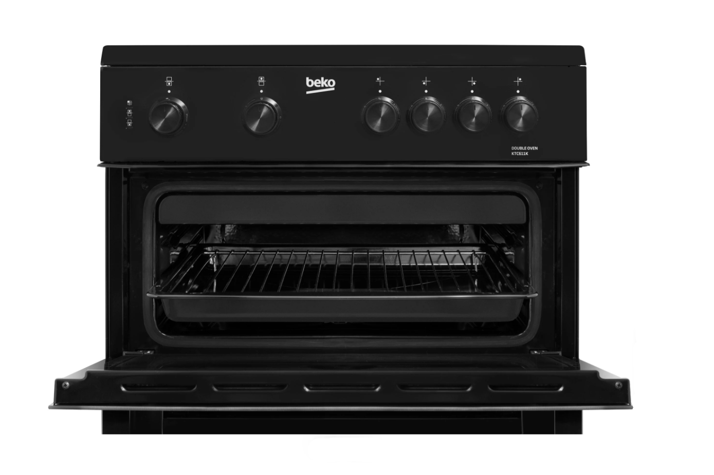 Beko Electric Cooker Black 600mm | KTC611K