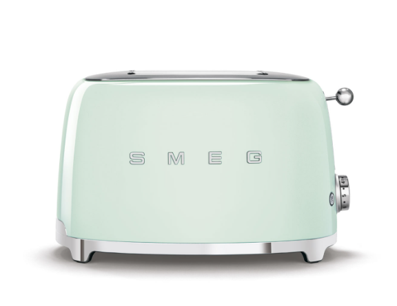 Smeg 50's Retro Style 2 Slice Toaster | Pastel Green