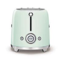 Smeg 50's Retro Style 2 Slice Toaster | Pastel Green