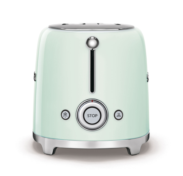 Smeg 50's Retro Style 2 Slice Toaster | Pastel Green