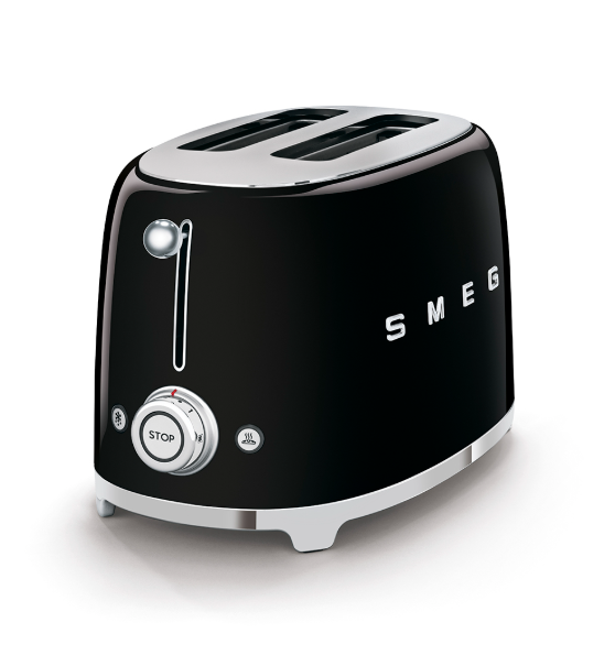 Smeg 50's Retro Style 2 Slice Toaster | Black