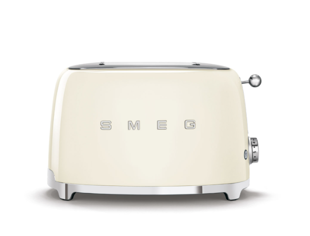 Smeg 50's Retro Style 2 Slice Toaster | Cream
