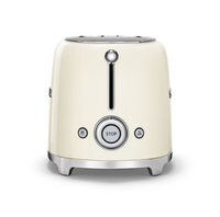 Smeg 50's Retro Style 2 Slice Toaster | Cream