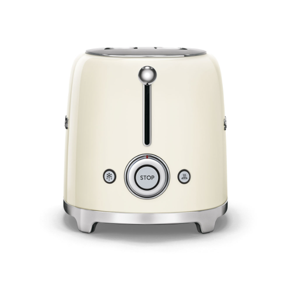 Smeg 50's Retro Style 2 Slice Toaster | Cream