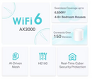 TP Link AX3000 Whole Home Mesh WiFi 6 System | DECOX50