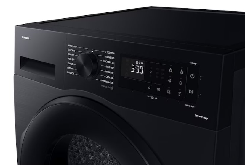 Samsung Dryer Heat Pump 9kg Black | DV90CGC0A0ABEU