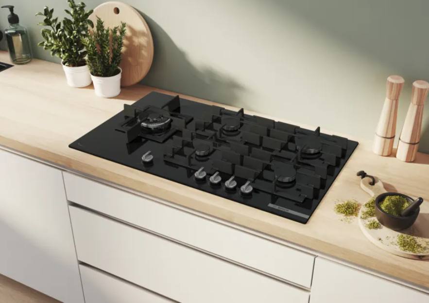 Bosch 90cm Gas Hob Black Glass | PPM9A6i40