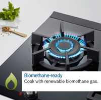 Bosch 90cm Gas Hob Black Glass | PPM9A6i40