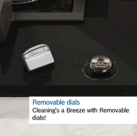 Bosch 90cm Gas Hob Black Glass | PPM9A6i40