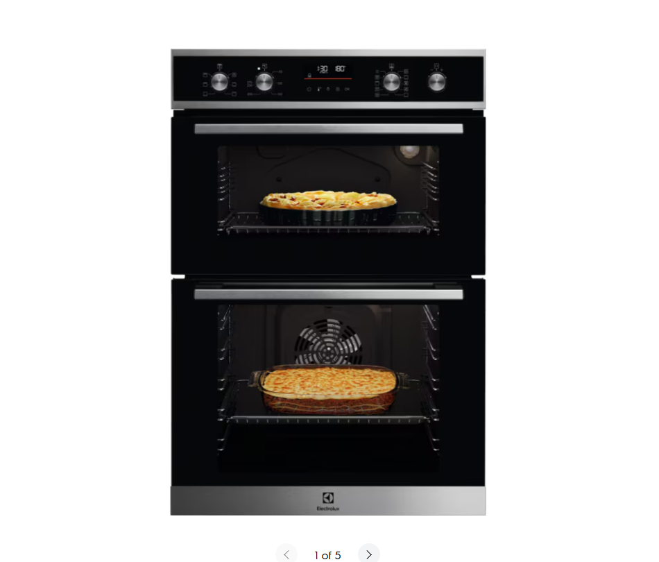 Electrolux Steel Electric Double Oven | EDFDC46X