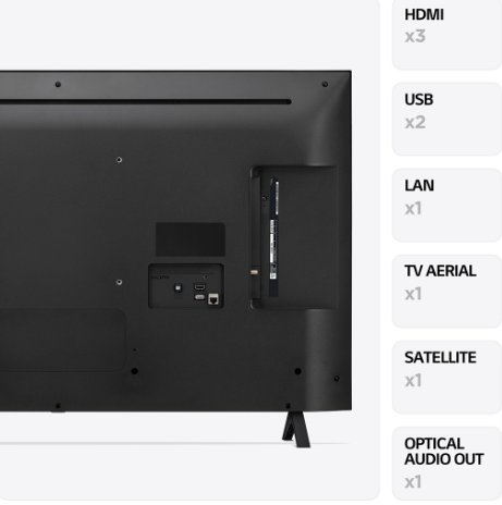 LG 43" 4K Smart TV | 43UR78006LK.AEK
