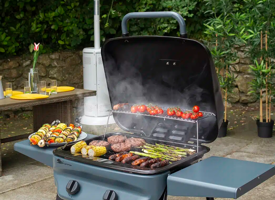 Sahara 2 Burner Gas BBQ Rapid Assembly Plus