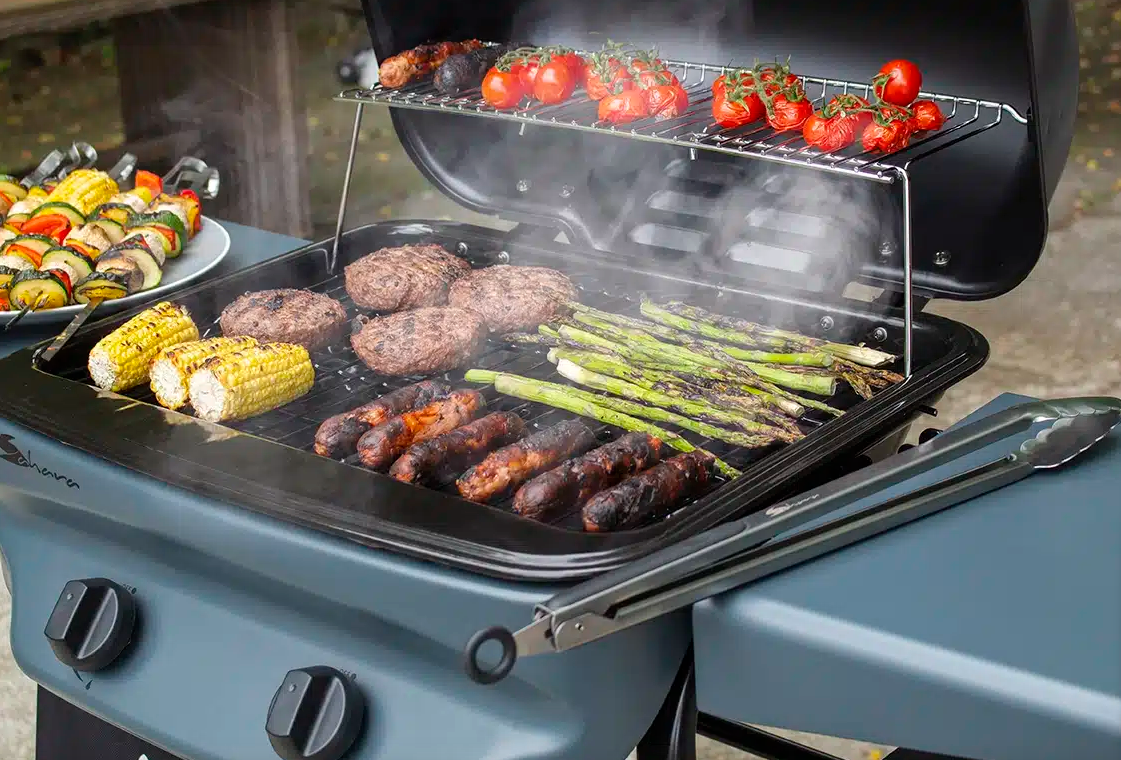 Sahara 2 Burner Gas BBQ Rapid Assembly Plus