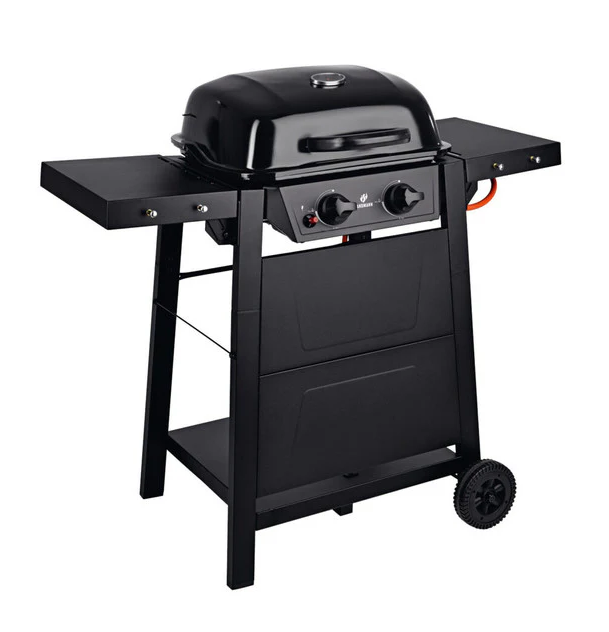 Oscar 2 Burner Gas BBQ black