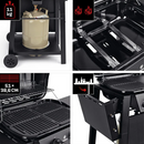 Oscar 2 Burner Gas BBQ black