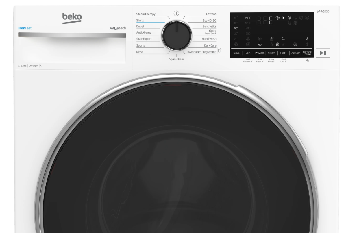 Beko 12kg Washing Machine Aquatech B5W1241AW