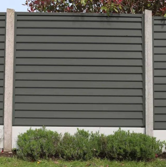 Satus Fence Panels | 5 Pack | Merlin Grey
