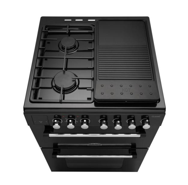 Rangemaster Classic 60cm Black - All Gas Electric Grill