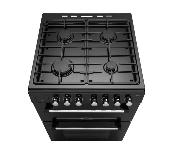 Rangemaster Classic 60cm Black - All Gas Electric Grill