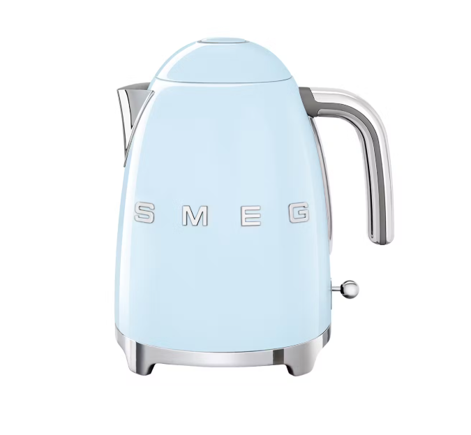 Smeg Retro 50's Style 1.7 Litre Kettle | Pastel Blue